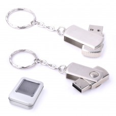 32 GB Döner Kapaklı Metal Anahtarlık USB Bellek